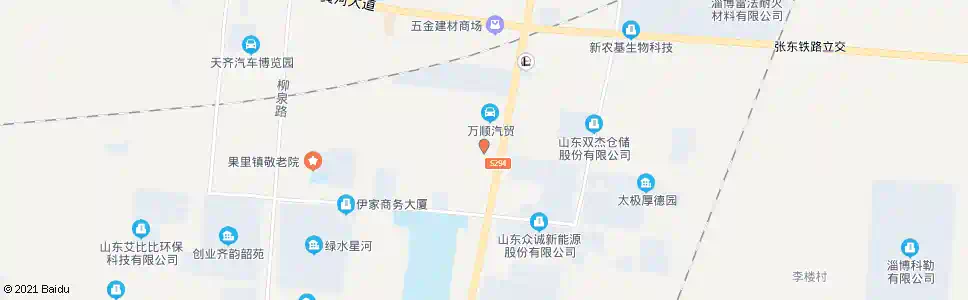 淄博黄河龙酒业_公交站地图_淄博公交_妙搜公交查询2025
