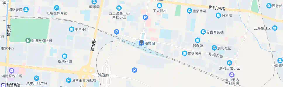 淄博西王_公交站地图_淄博公交_妙搜公交查询2025