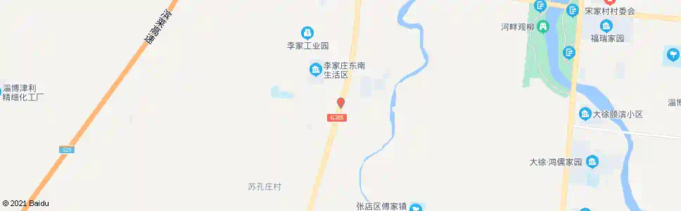 淄博殷家_公交站地图_淄博公交_妙搜公交查询2025