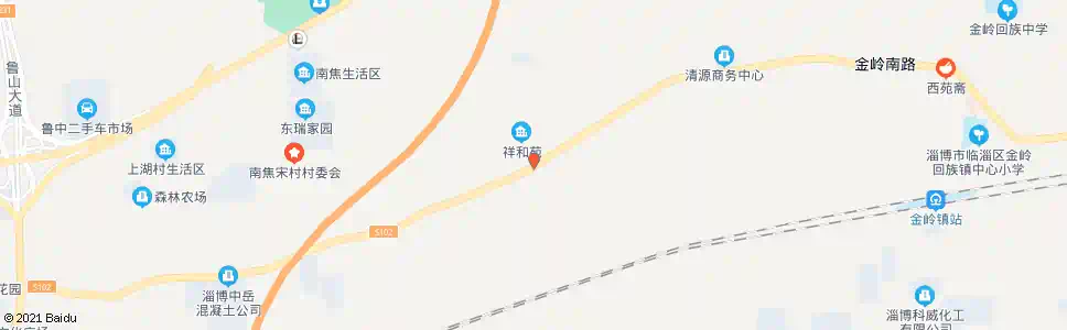 淄博辛安店_公交站地图_淄博公交_妙搜公交查询2025