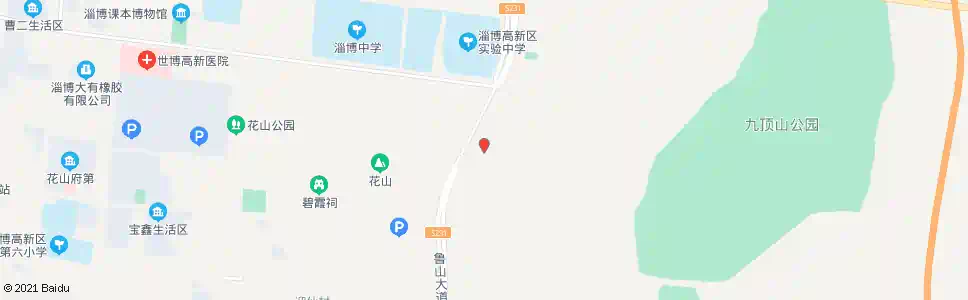 淄博军屯_公交站地图_淄博公交_妙搜公交查询2025