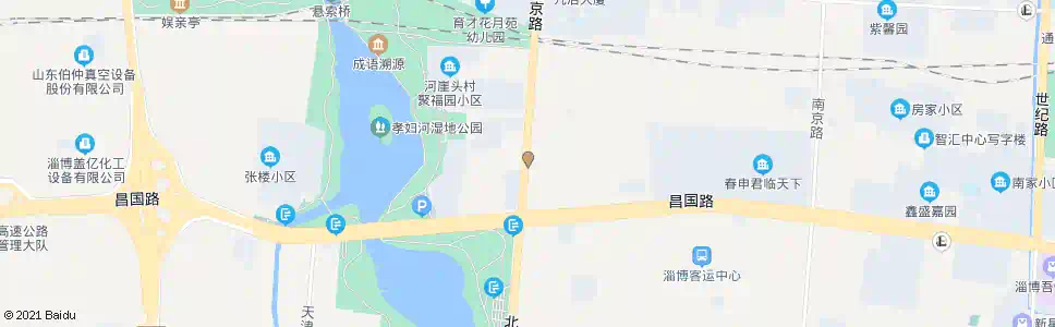 淄博淄博国际商贸城西门_公交站地图_淄博公交_妙搜公交查询2025