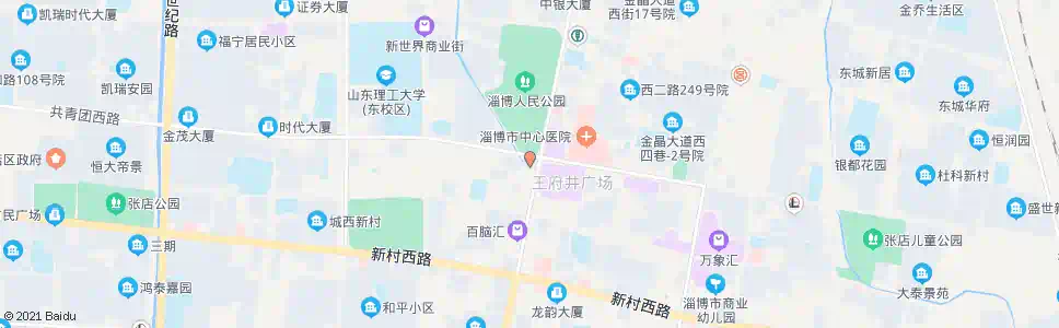 淄博园林局_公交站地图_淄博公交_妙搜公交查询2025