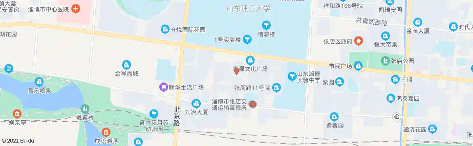 淄博北苑小区_公交站地图_淄博公交_妙搜公交查询2025