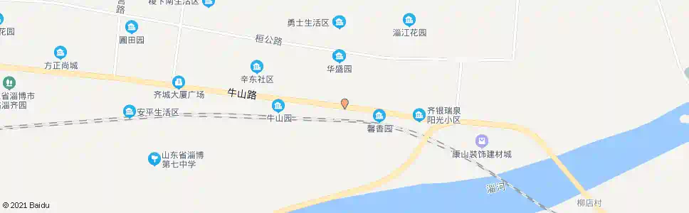 淄博恒锦花园_公交站地图_淄博公交_妙搜公交查询2025