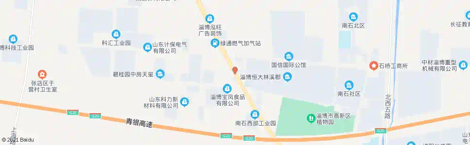 淄博城北人力资源市场_公交站地图_淄博公交_妙搜公交查询2025