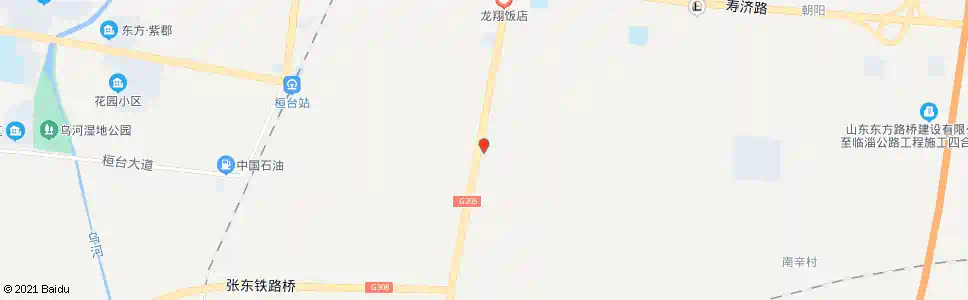 淄博孟家堰村南_公交站地图_淄博公交_妙搜公交查询2025