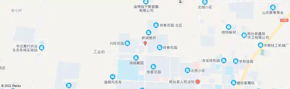 淄博怡和花园_公交站地图_淄博公交_妙搜公交查询2025
