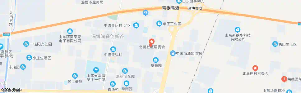 淄博北营_公交站地图_淄博公交_妙搜公交查询2025