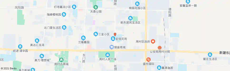 淄博周村二中_公交站地图_淄博公交_妙搜公交查询2025