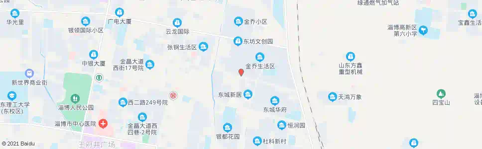 淄博金乔生活区南门_公交站地图_淄博公交_妙搜公交查询2025