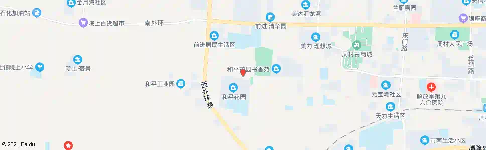 淄博和平花园_公交站地图_淄博公交_妙搜公交查询2025