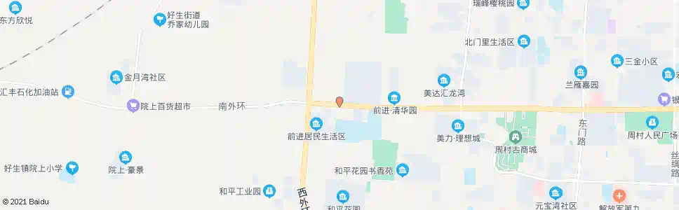 淄博前进社区_公交站地图_淄博公交_妙搜公交查询2025