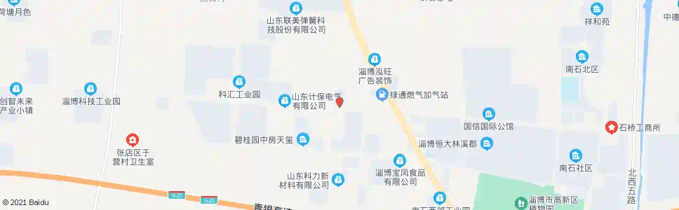淄博汇能电气_公交站地图_淄博公交_妙搜公交查询2025