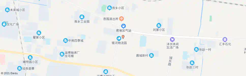 淄博鸿运物流园_公交站地图_淄博公交_妙搜公交查询2025