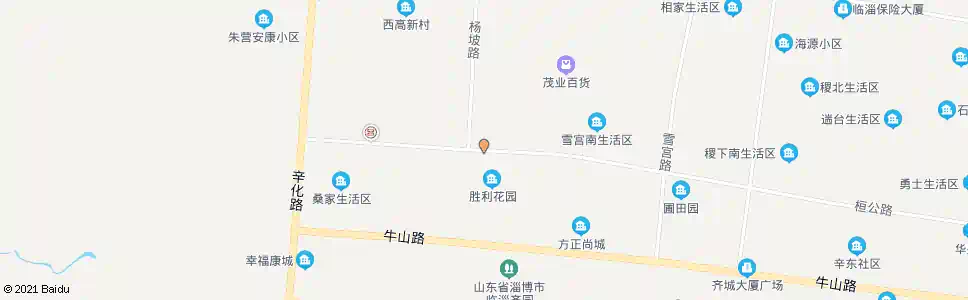 淄博机关大楼_公交站地图_淄博公交_妙搜公交查询2025