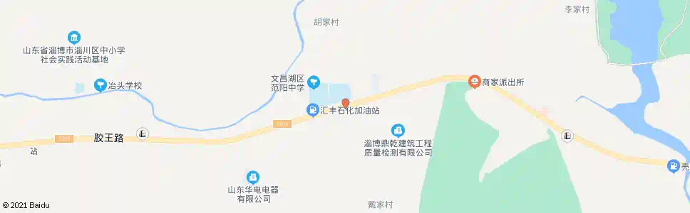 淄博杨家村_公交站地图_淄博公交_妙搜公交查询2025