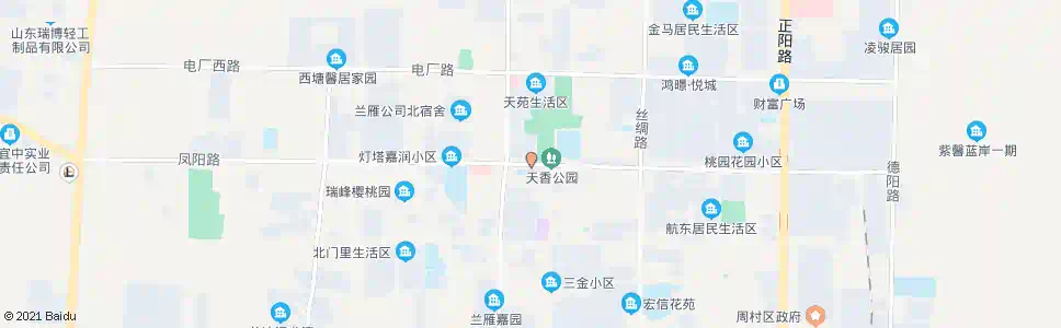 淄博兰雁北厂_公交站地图_淄博公交_妙搜公交查询2025