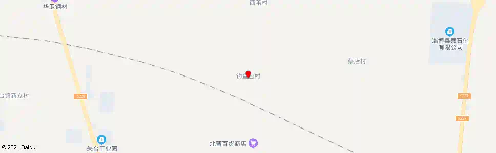淄博钓鱼台_公交站地图_淄博公交_妙搜公交查询2025