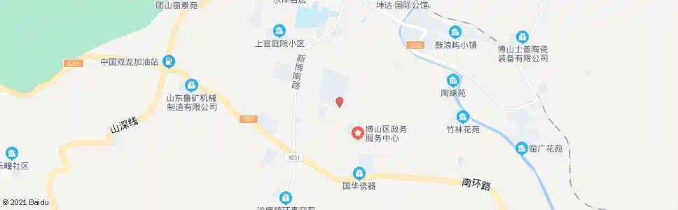 淄博陶瓷公司_公交站地图_淄博公交_妙搜公交查询2025