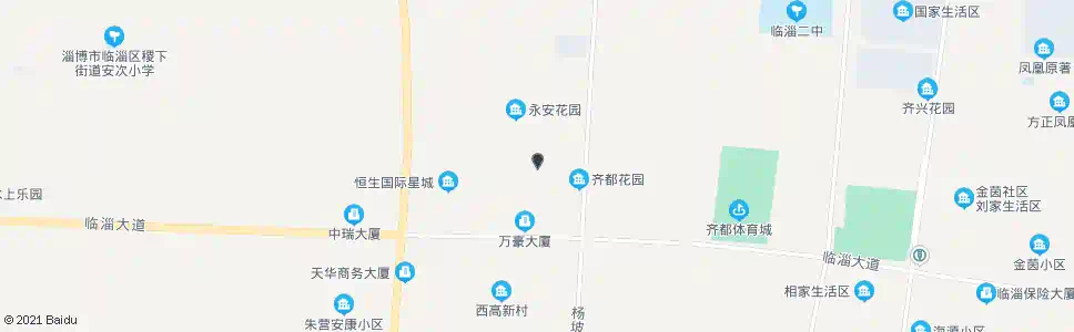 淄博齐都花园生活区_公交站地图_淄博公交_妙搜公交查询2025