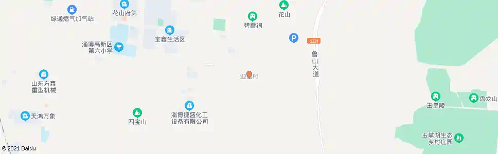 淄博迎仙村_公交站地图_淄博公交_妙搜公交查询2025