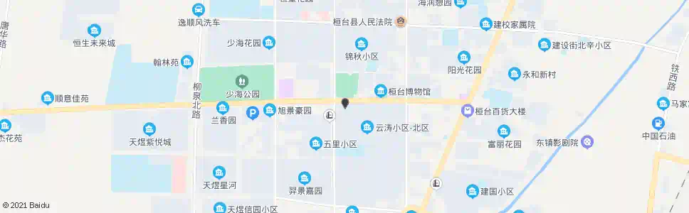 淄博桓台银座商城_公交站地图_淄博公交_妙搜公交查询2025