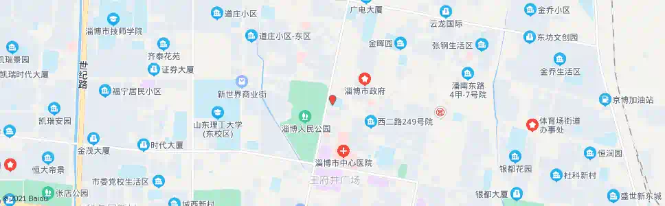 淄博青少年宫_公交站地图_淄博公交_妙搜公交查询2025