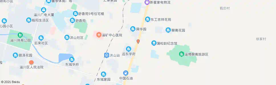 淄博蒲家庄_公交站地图_淄博公交_妙搜公交查询2025