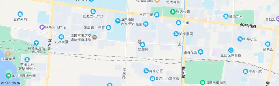 淄博西寨村_公交站地图_淄博公交_妙搜公交查询2025