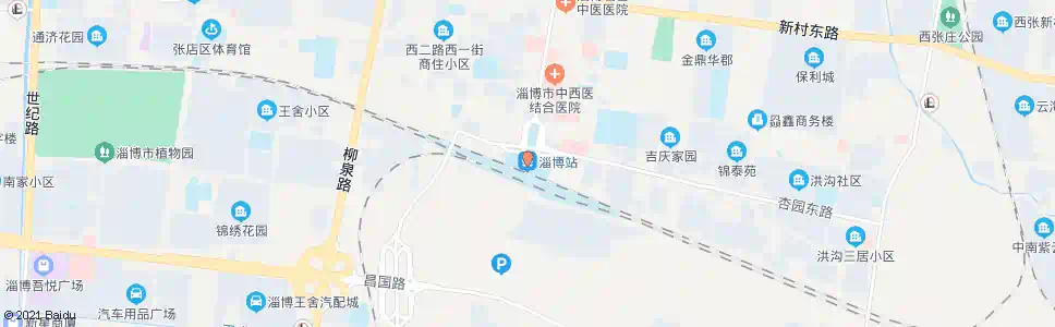 淄博大王_公交站地图_淄博公交_妙搜公交查询2025