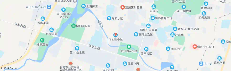 淄博怡心园(淄博文汇烟花公司)_公交站地图_淄博公交_妙搜公交查询2025