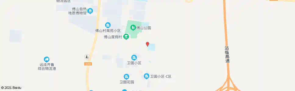 淄博卫固小学_公交站地图_淄博公交_妙搜公交查询2025