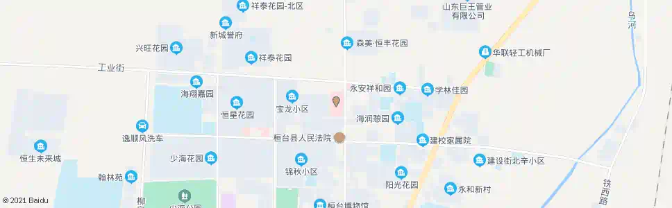 淄博桓台中医院_公交站地图_淄博公交_妙搜公交查询2025