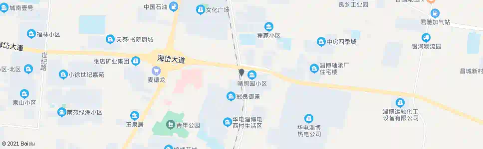 淄博晴照村_公交站地图_淄博公交_妙搜公交查询2025