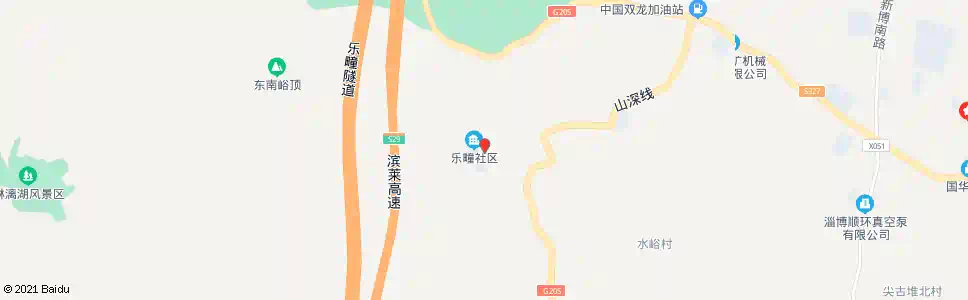 淄博乐疃_公交站地图_淄博公交_妙搜公交查询2025