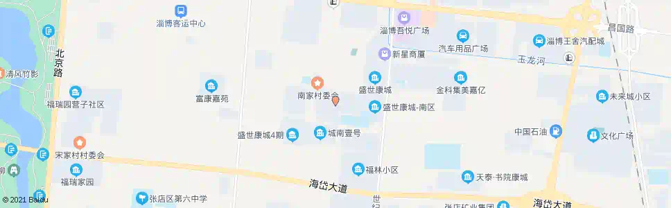 淄博阳光康城_公交站地图_淄博公交_妙搜公交查询2025