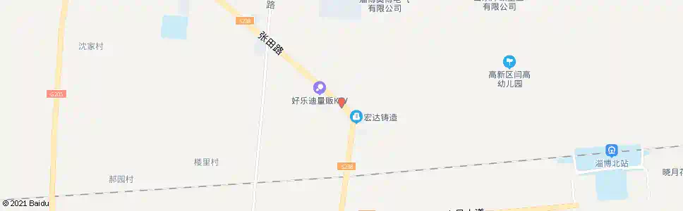 淄博杨楼_公交站地图_淄博公交_妙搜公交查询2025