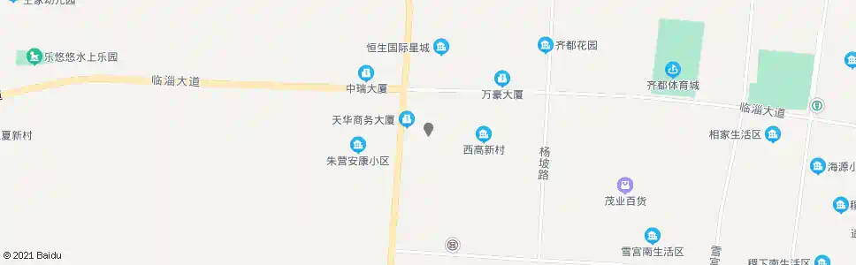 淄博西高新村_公交站地图_淄博公交_妙搜公交查询2025