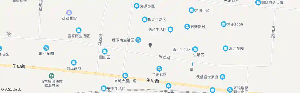 淄博临淄一中_公交站地图_淄博公交_妙搜公交查询2025