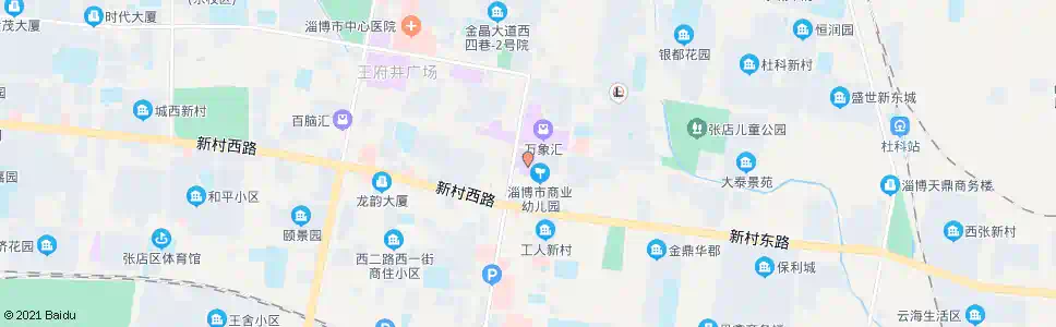 淄博利群遄台商场_公交站地图_淄博公交_妙搜公交查询2025