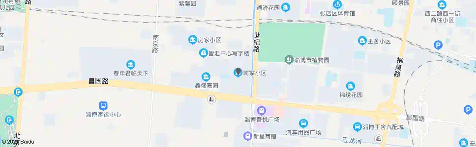 淄博南家小区_公交站地图_淄博公交_妙搜公交查询2025