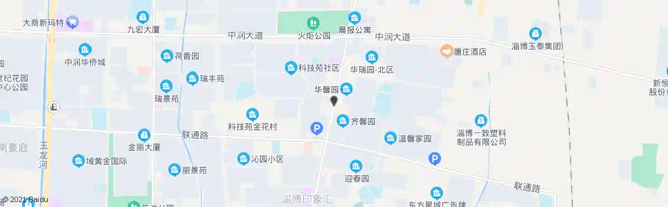 淄博华瑞园_公交站地图_淄博公交_妙搜公交查询2025