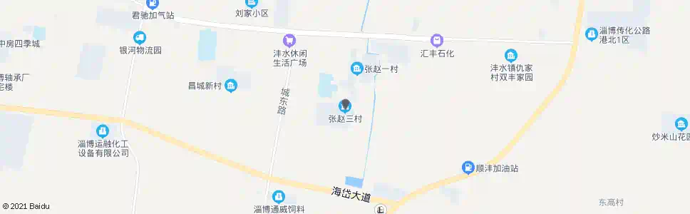 淄博张赵村_公交站地图_淄博公交_妙搜公交查询2025