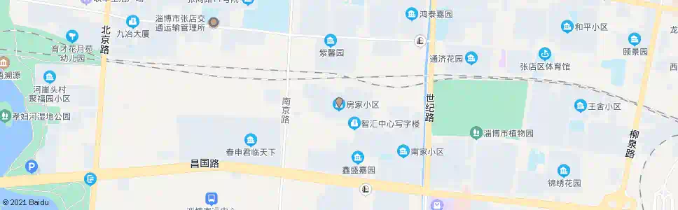 淄博房家小区_公交站地图_淄博公交_妙搜公交查询2025