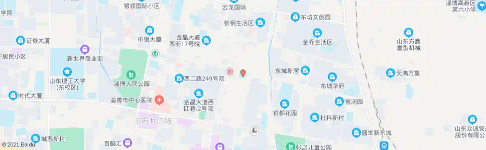 淄博人民东路小学_公交站地图_淄博公交_妙搜公交查询2025