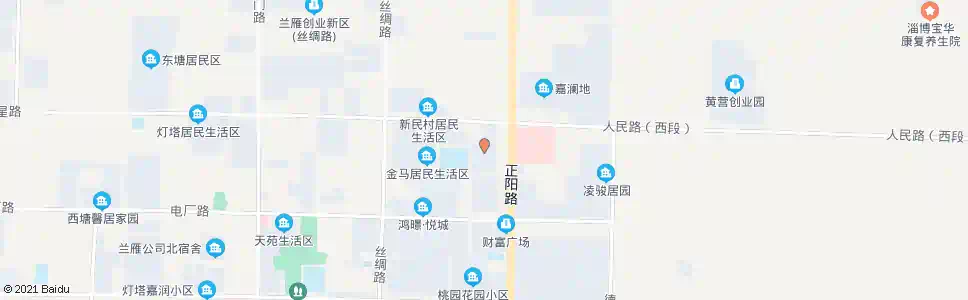 淄博旺龙花园_公交站地图_淄博公交_妙搜公交查询2025