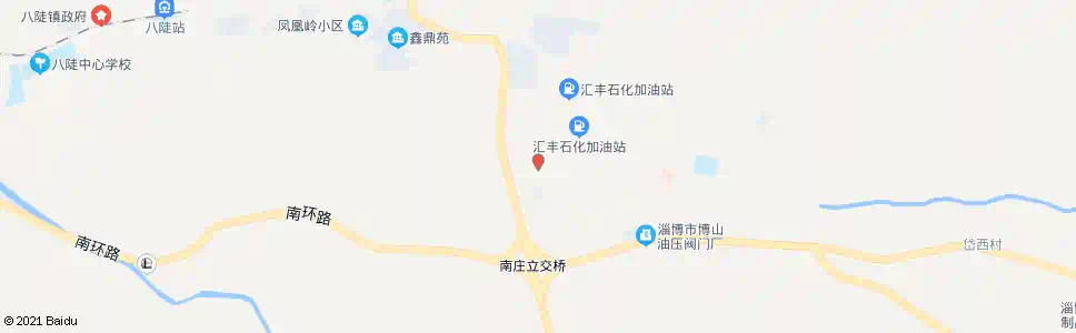 淄博西马庄村南_公交站地图_淄博公交_妙搜公交查询2025