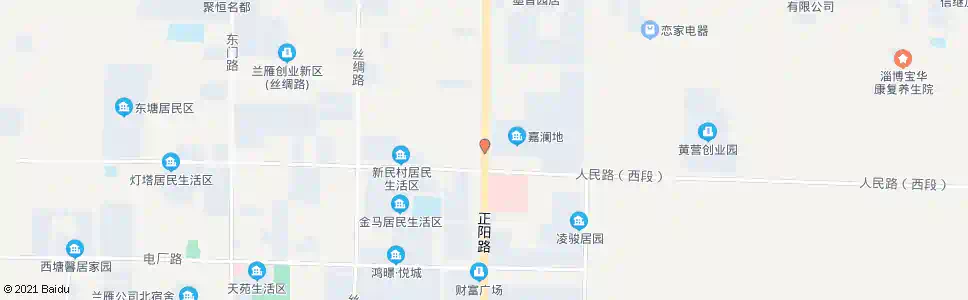 淄博新民村南_公交站地图_淄博公交_妙搜公交查询2025