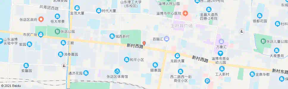 淄博凤阳大厦_公交站地图_淄博公交_妙搜公交查询2025